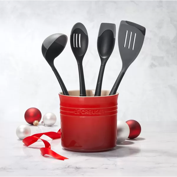 imageLe Creuset Revolution BiMaterial Ladle 12quot x 35quot CeriseCerise Cherry Red