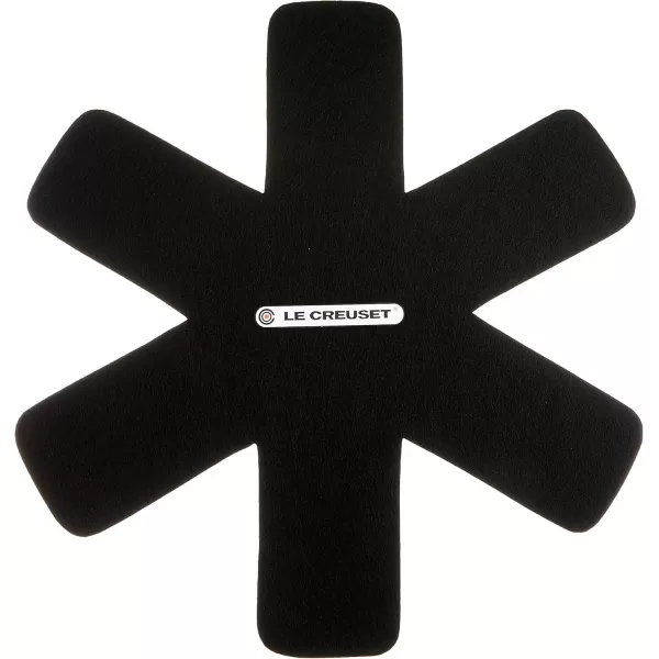 imageLe Creuset Set of 3 Felt Cookware Protectors  CeriseBlack