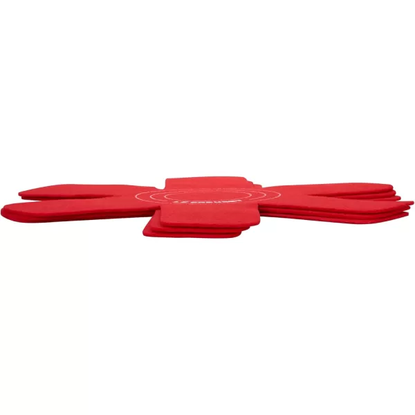 imageLe Creuset Set of 3 Felt Cookware Protectors  CeriseCerise