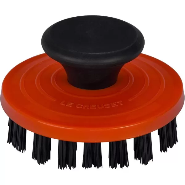 imageLe Creuset Nylon Cast Iron Grill Pan Brush 3 14 Inches FlameFlame