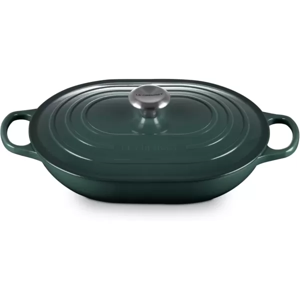 imageLe Creuset Enameled Cast Iron Signature Oval Casserole 375 qt MarseilleArtichaut
