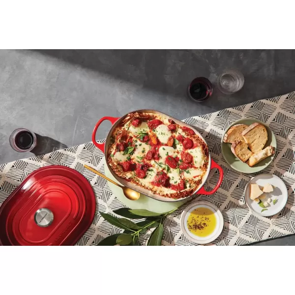 imageLe Creuset Enameled Cast Iron Signature Oval Casserole 375 qt MarseilleArtichaut