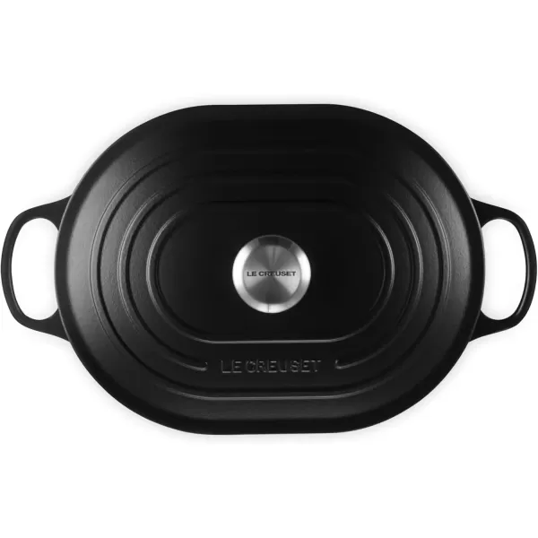 imageLe Creuset Enameled Cast Iron Signature Oval Casserole 375 qt MarseilleLicorice