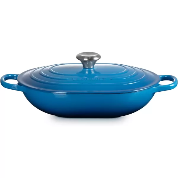 imageLe Creuset Enameled Cast Iron Signature Oval Casserole 375 qt MarseilleMarseille
