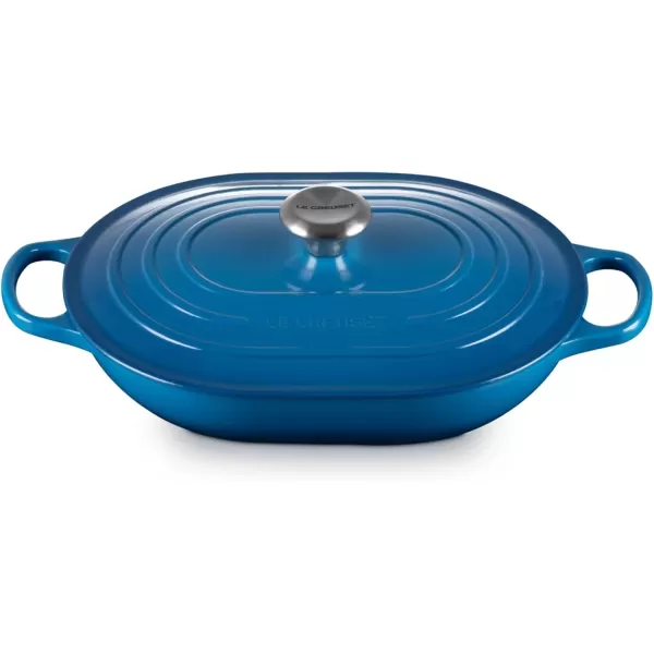 imageLe Creuset Enameled Cast Iron Signature Oval Casserole 375 qt MarseilleMarseille