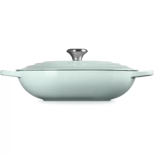 imageLe Creuset Enameled Cast Iron Signature Oval Casserole 375 qt MarseilleSea Salt