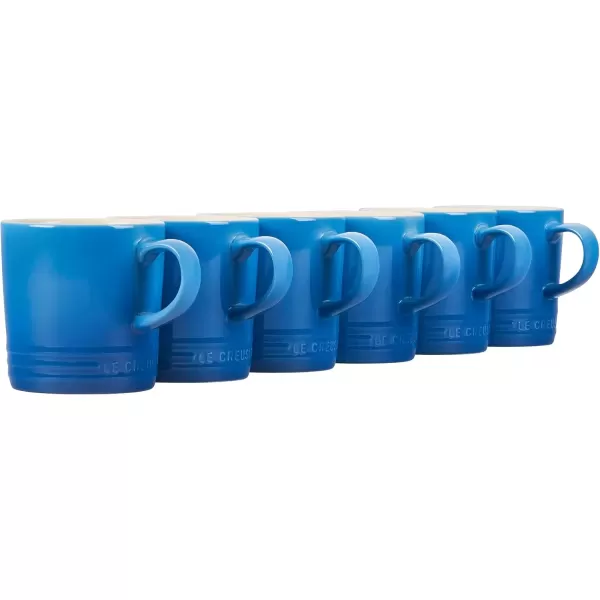 imageLe Creuset Stoneware Set of 6 London Mugs 12 oz Each ShallotMarseille