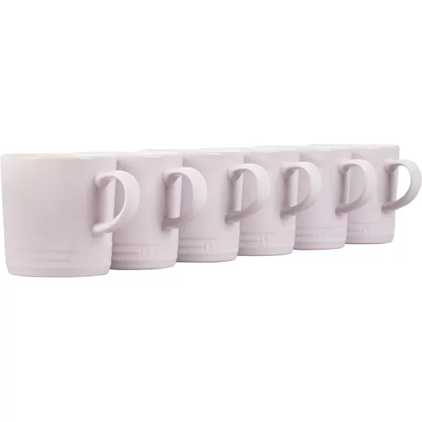 imageLe Creuset Stoneware Set of 6 London Mugs 12 oz Each ShallotShallot