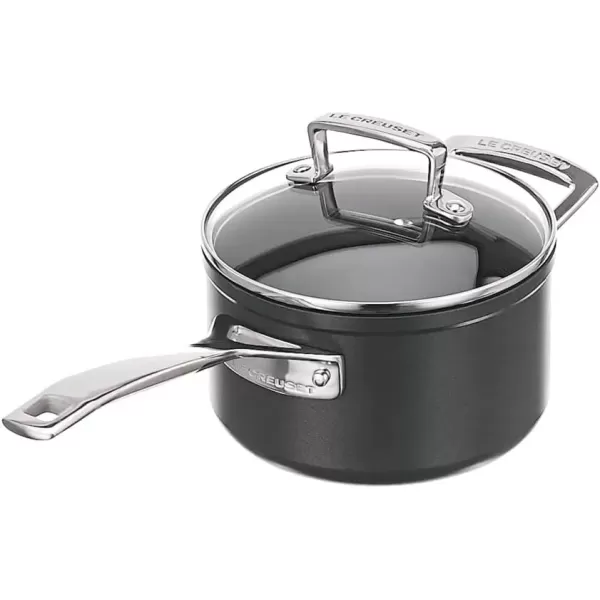 imageLe Creuset Toughened Nonstick PRO Saucepan With Glass Lid 3 qt0 Quarts