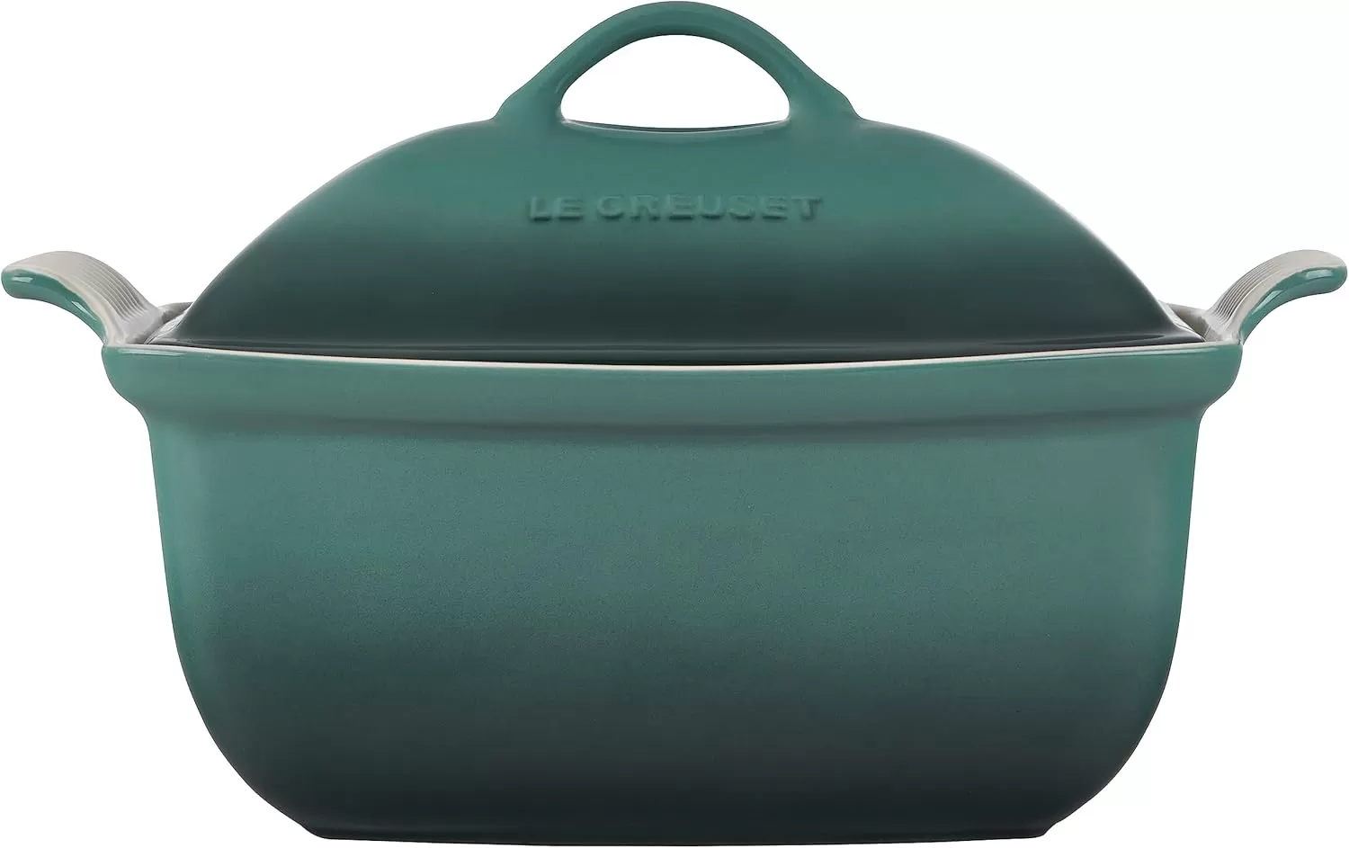 imageLe Creuset Heritage Stoneware Deep Baker with Lid 45 qt CeriseArtichuat