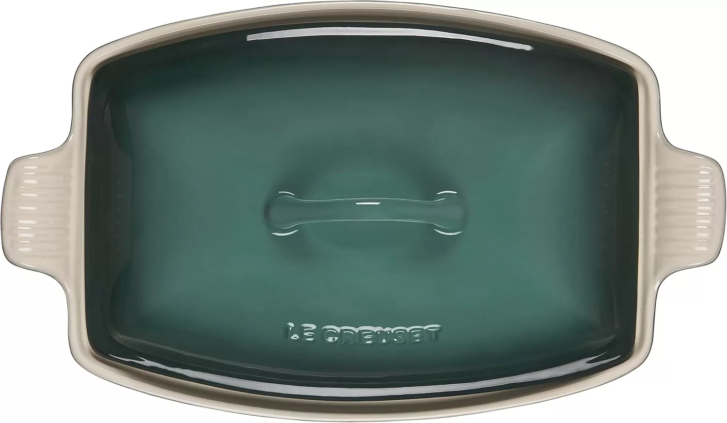 imageLe Creuset Heritage Stoneware Deep Baker with Lid 45 qt CeriseArtichuat