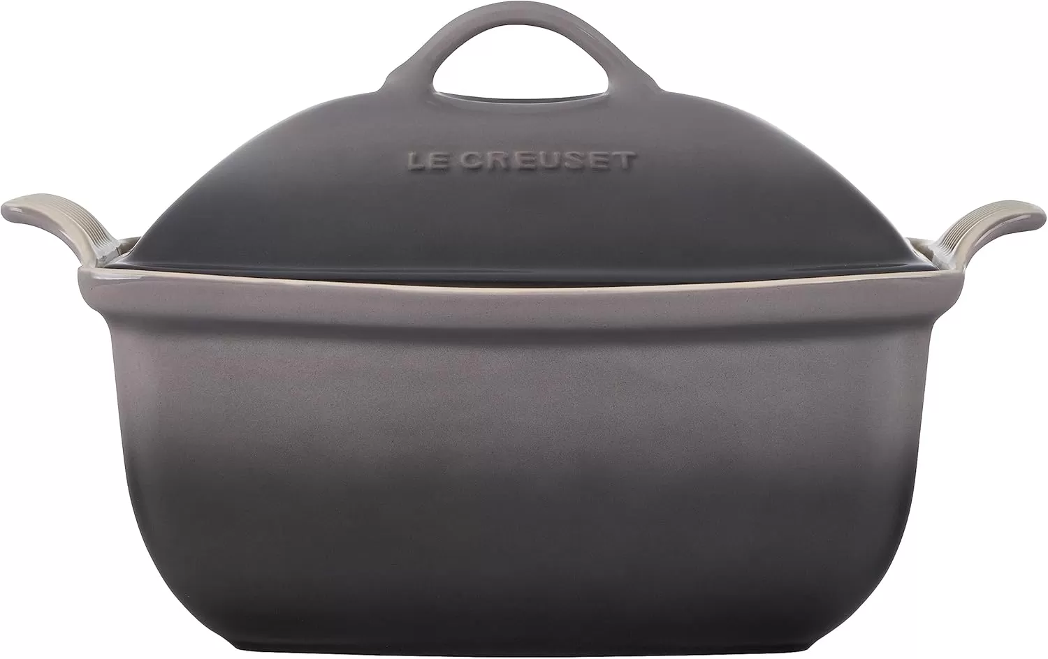 imageLe Creuset Heritage Stoneware Deep Baker with Lid 45 qt CeriseOyster