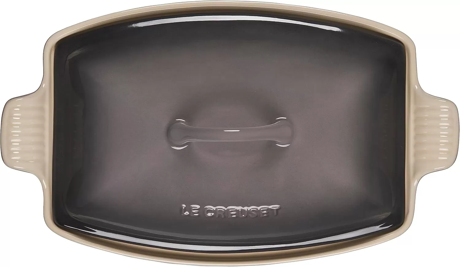 imageLe Creuset Heritage Stoneware Deep Baker with Lid 45 qt CeriseOyster