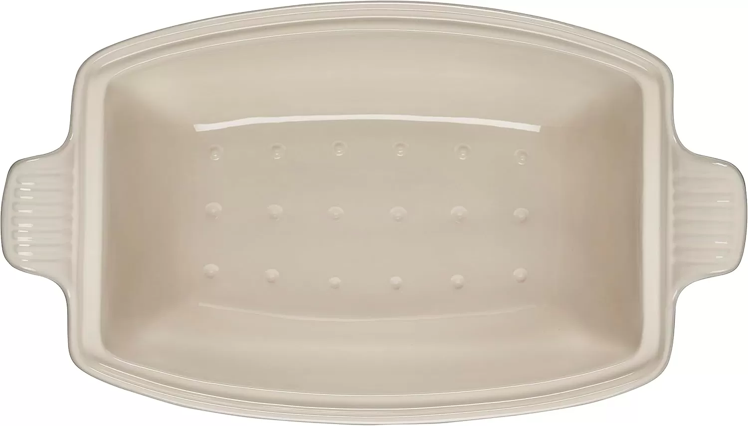 imageLe Creuset Heritage Stoneware Deep Baker with Lid 45 qt CeriseSea Salt