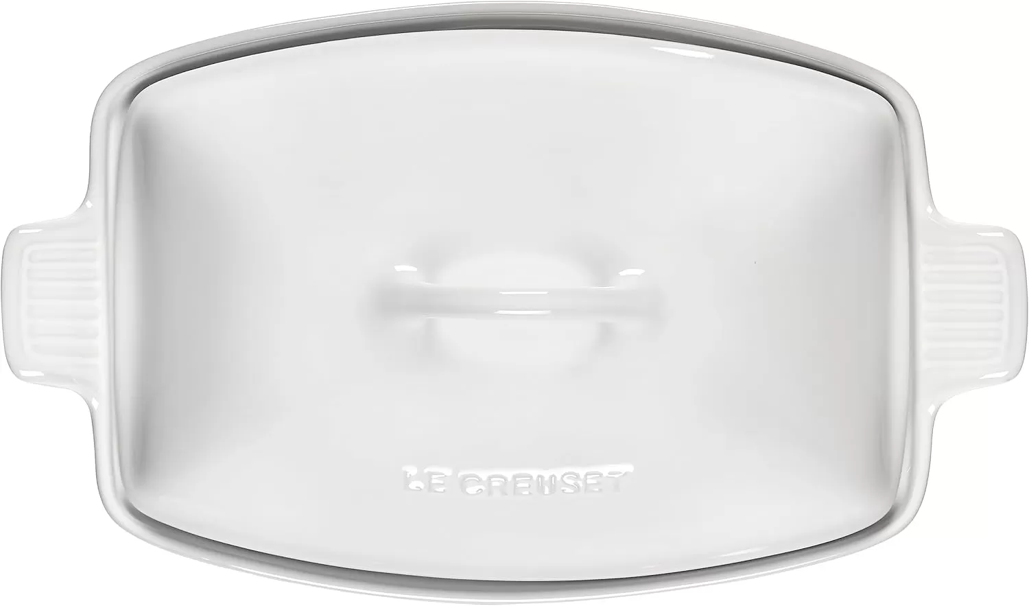 imageLe Creuset Heritage Stoneware Deep Baker with Lid 45 qt CeriseWhite