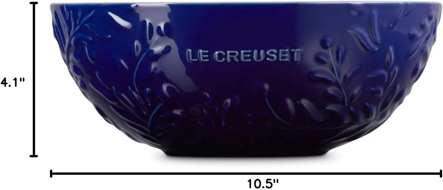 imageLe Creuset Olive Branch Collection Multi Bowl 35 qt ArtichautIndigo