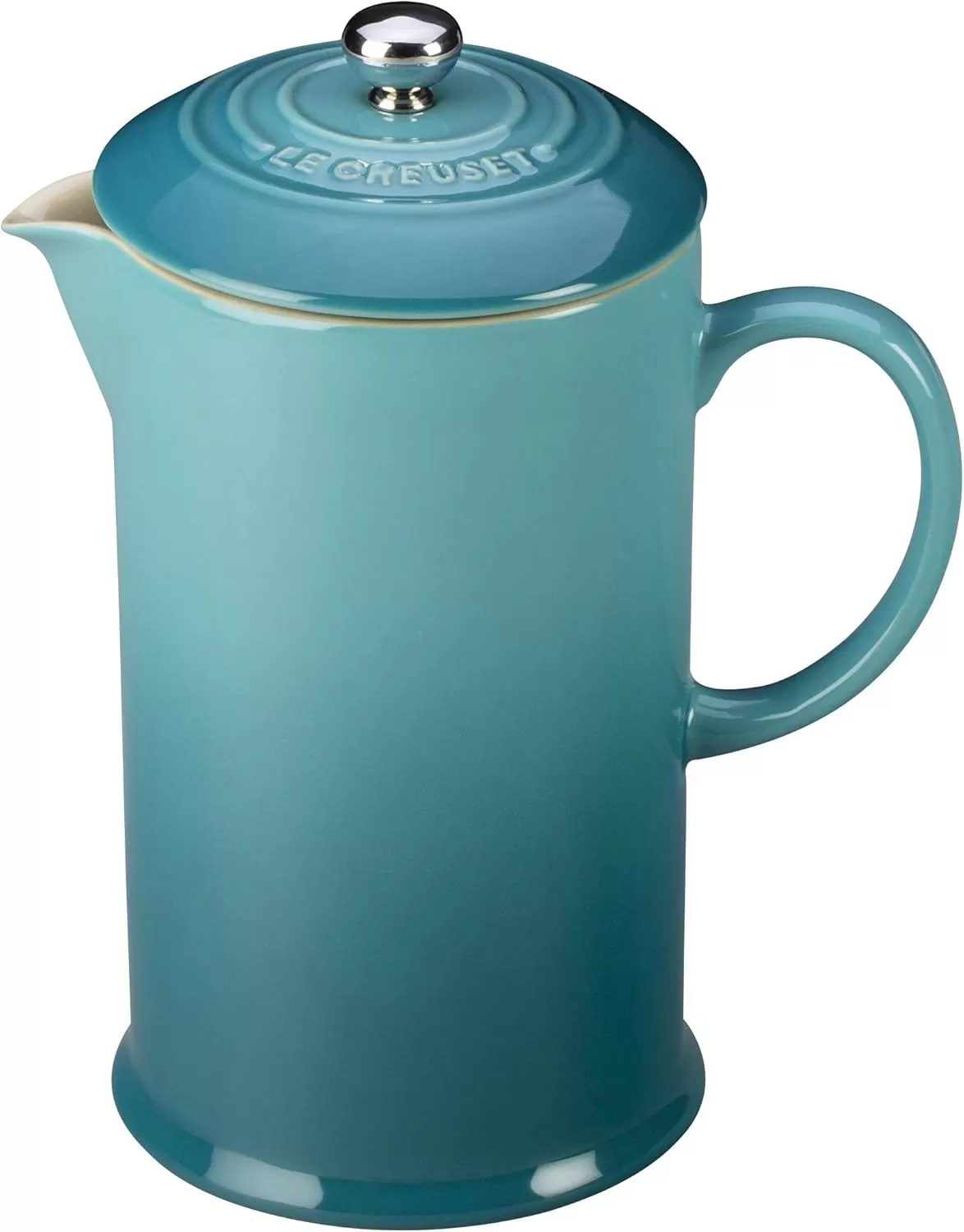 imageLe Creuset Stoneware French Press 34 oz FlameCaribbean