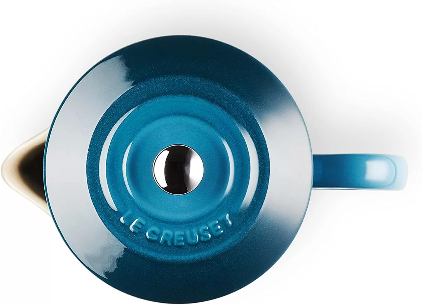 imageLe Creuset Stoneware French Press 34 oz FlameDeep Teal