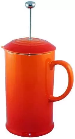imageLe Creuset Stoneware French Press 34 oz FlameFlame