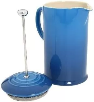 imageLe Creuset Stoneware French Press 34 oz FlameMarseille