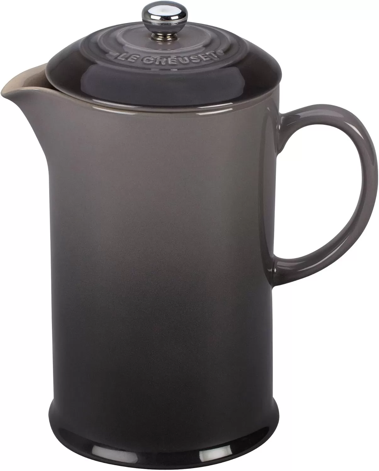 imageLe Creuset Stoneware French Press 34 oz FlameOyster