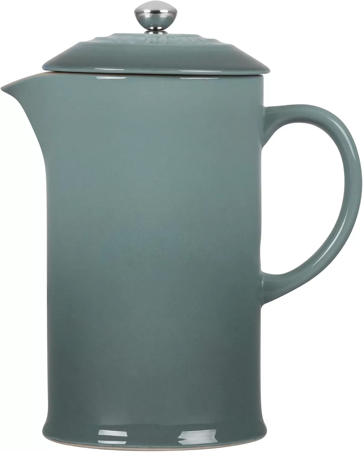 imageLe Creuset Stoneware French Press 34 oz FlameSea Salt
