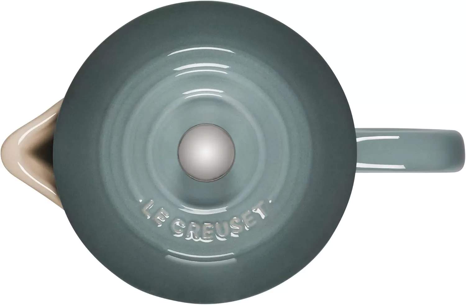 imageLe Creuset Stoneware French Press 34 oz FlameSea Salt