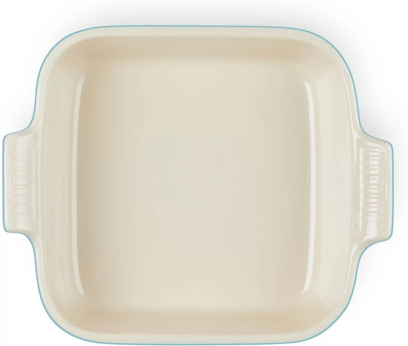 imageLe Creuset Stoneware Heritage Square Dish 3 qt 9quot CeriseCaribbean