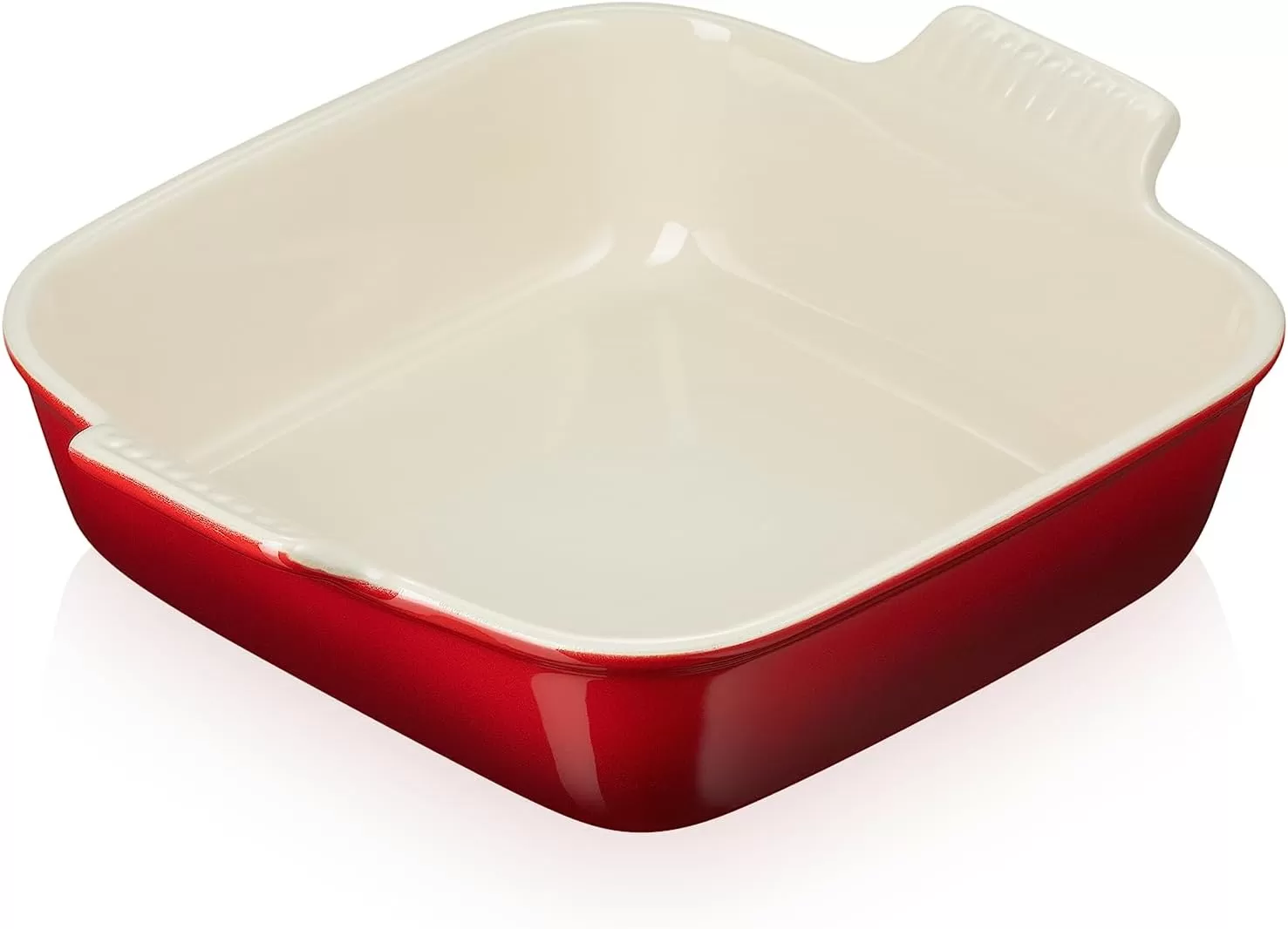 imageLe Creuset Stoneware Heritage Square Dish 3 qt 9quot CeriseCerise