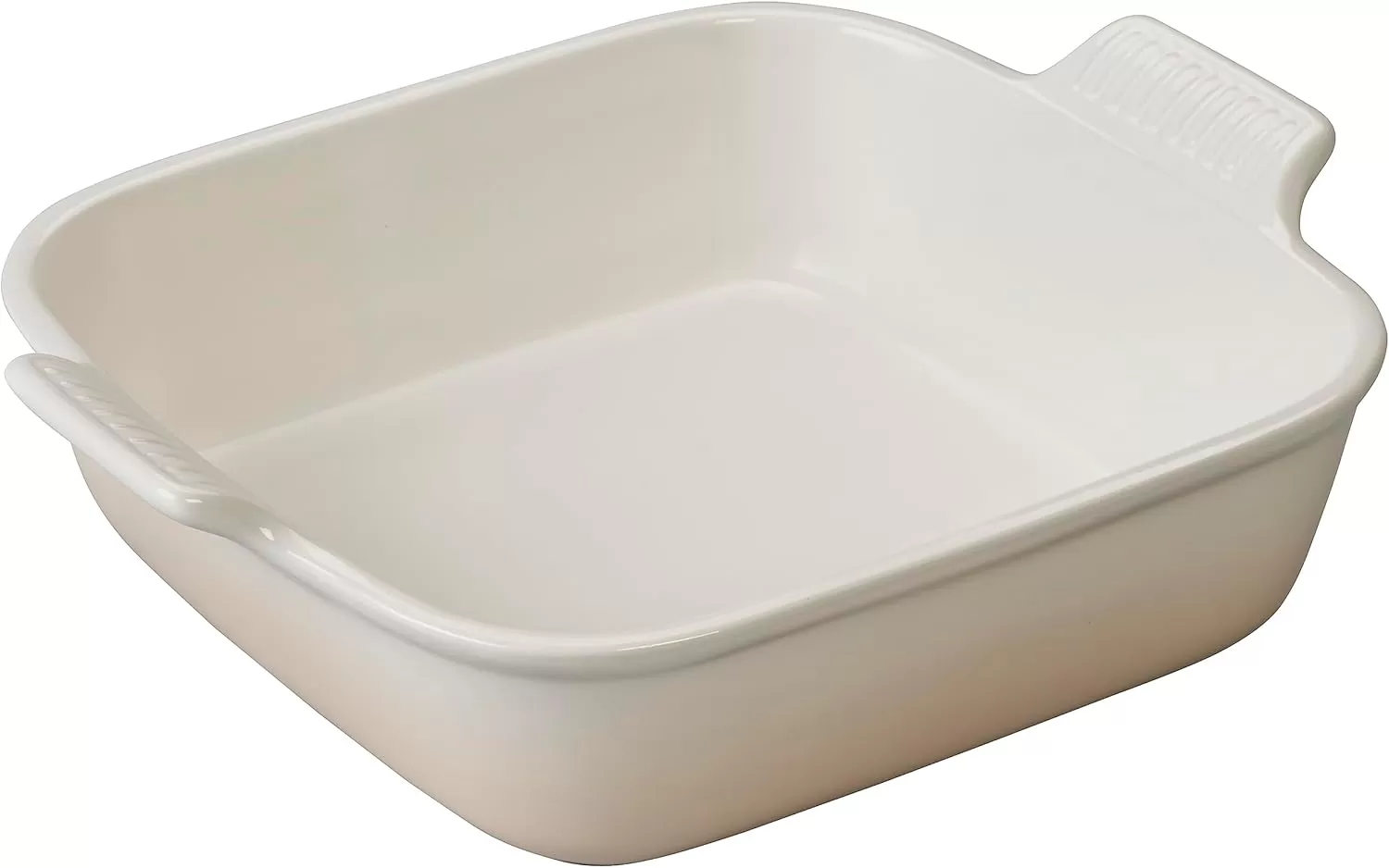 imageLe Creuset Stoneware Heritage Square Dish 3 qt 9quot CeriseMeringue