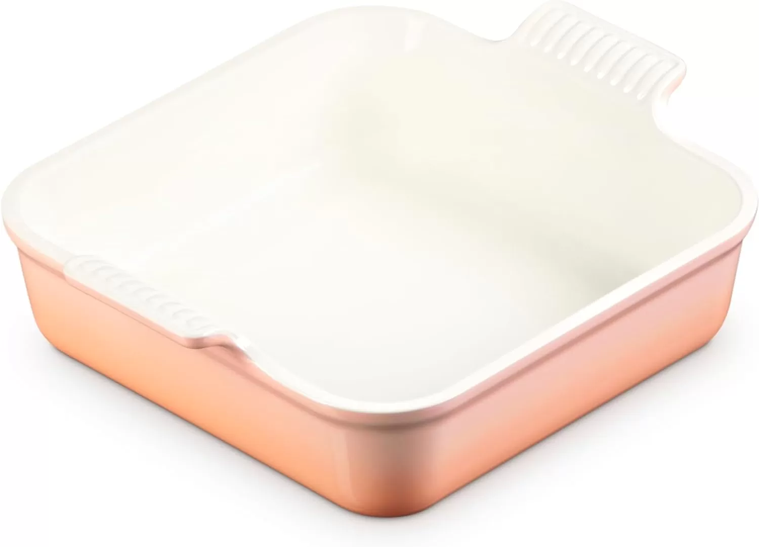 imageLe Creuset Stoneware Heritage Square Dish 3 qt 9quot CerisePeche