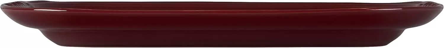imageLe Creuset Stoneware Oval Serving Platter 1625quot WhiteRhone