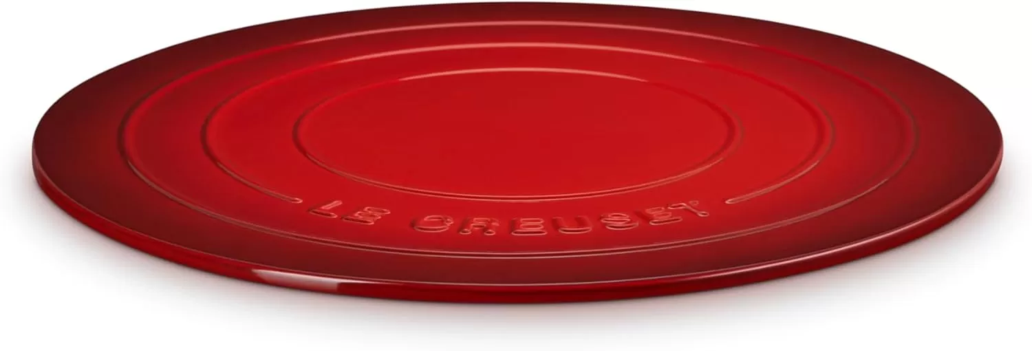 imageLe Creuset Stoneware Round Pizza Stone 15 in Sea SaltCerise