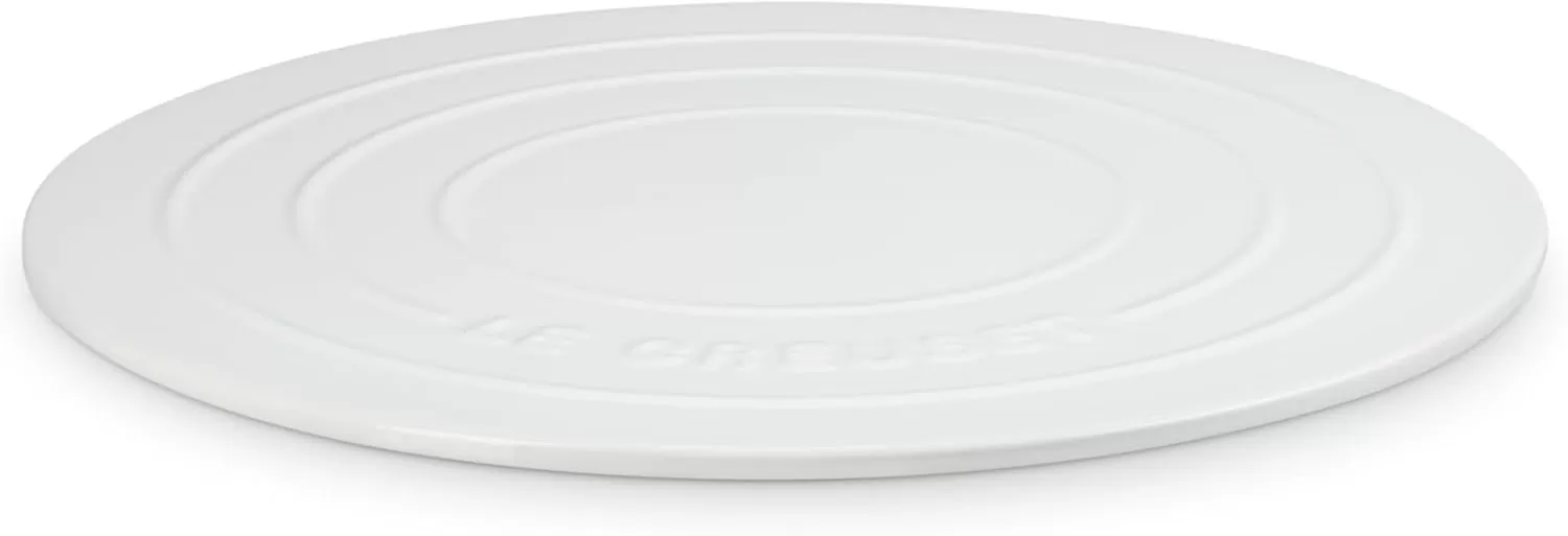 imageLe Creuset Stoneware Round Pizza Stone 15 in Sea SaltWhite