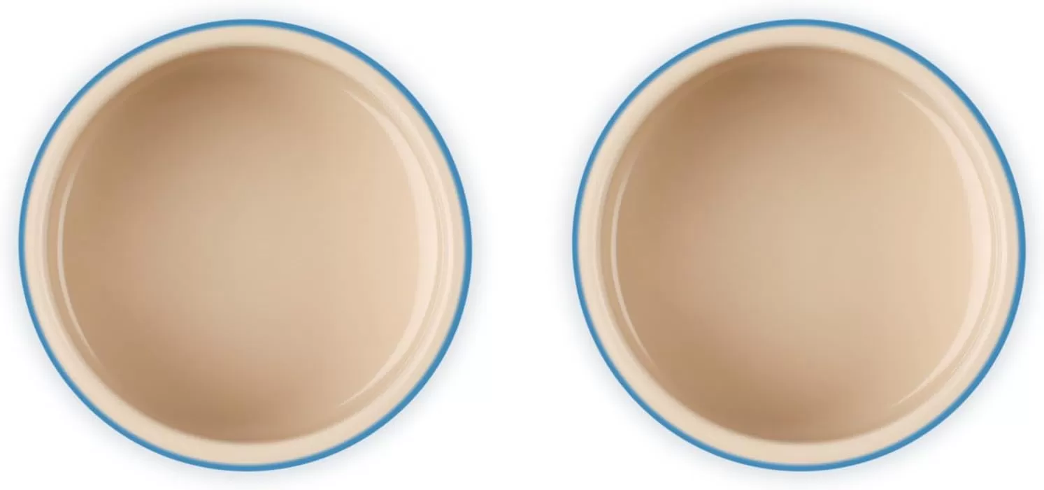 imageLe Creuset Stoneware Round Ramekin Straight Wall Set of 2 675oz Each ShallotMarseille