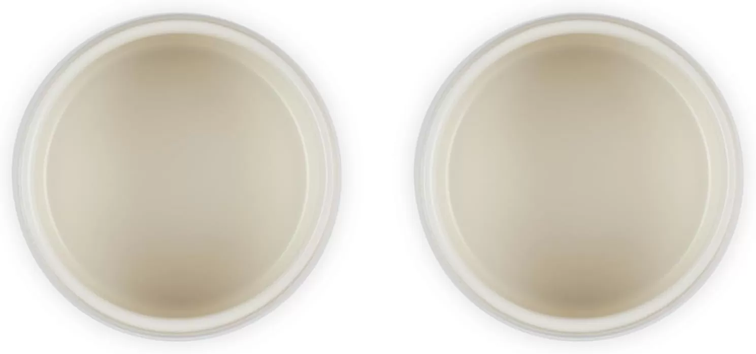 imageLe Creuset Stoneware Round Ramekin Straight Wall Set of 2 675oz Each ShallotShallot