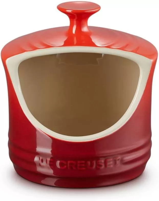 imageLe Creuset Stoneware Salt Crock 10 oz whiteCerise