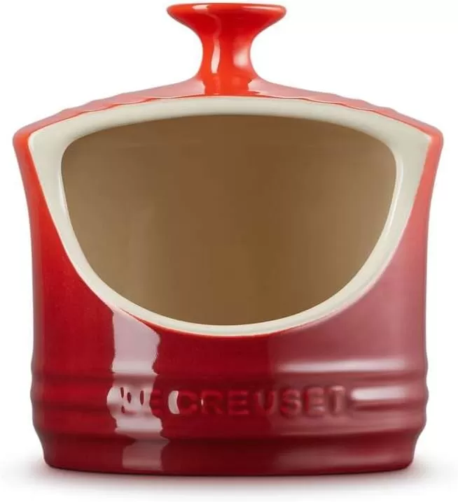imageLe Creuset Stoneware Salt Crock 10 oz whiteCerise