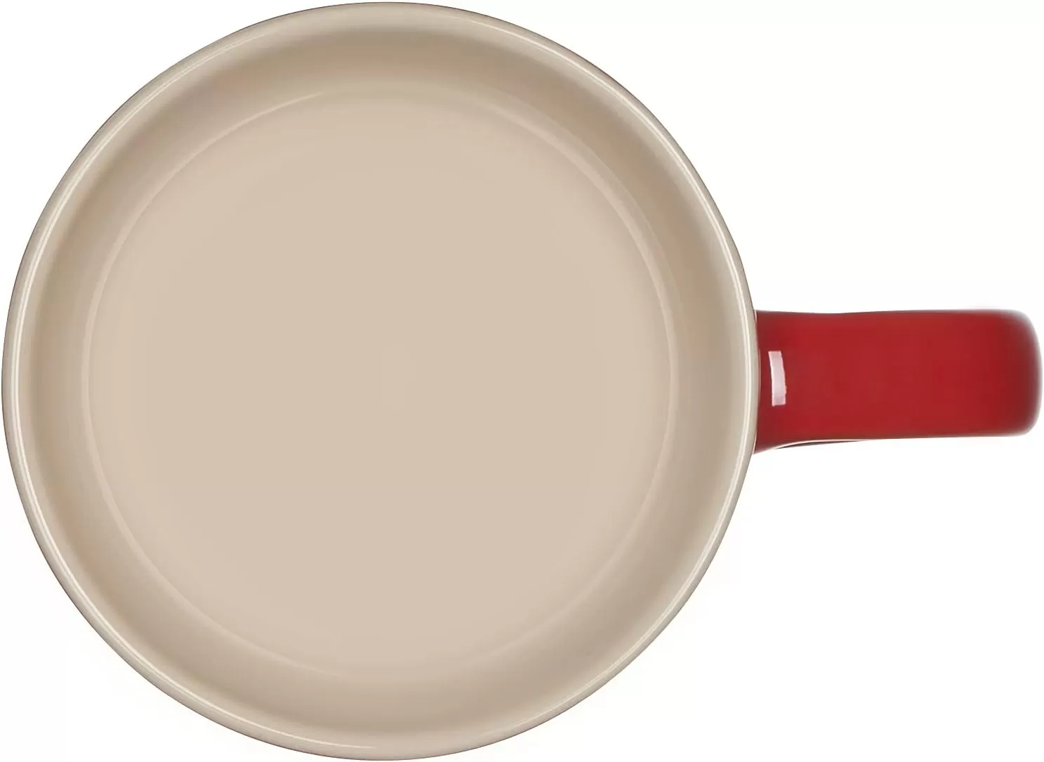 imageLe Creuset Stoneware Set of 4 Mugs 14 oz each OysterCerise