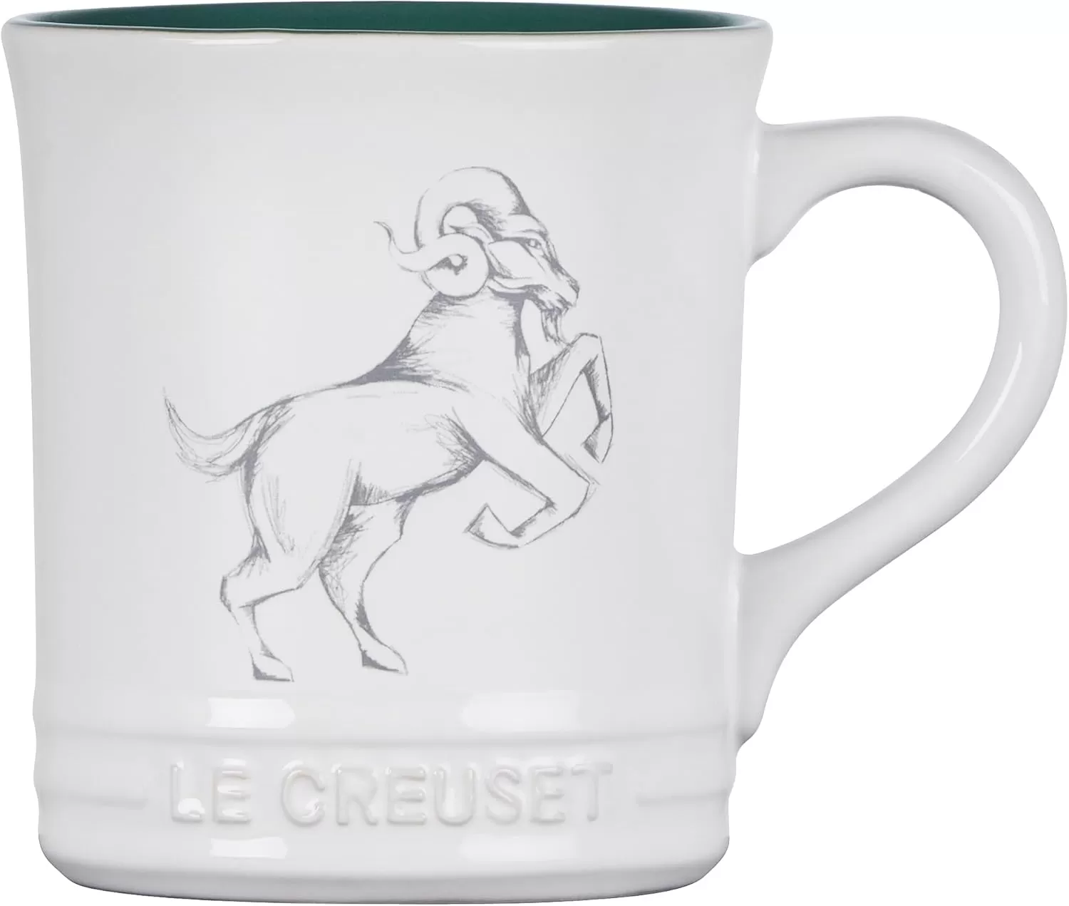 imageLe Creuset Stoneware Zodiac Coffee Mug 14 oz CancerAries