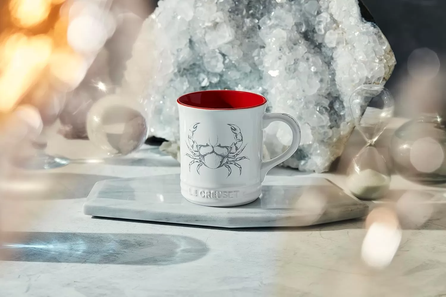 imageLe Creuset Stoneware Zodiac Coffee Mug 14 oz CancerCancer