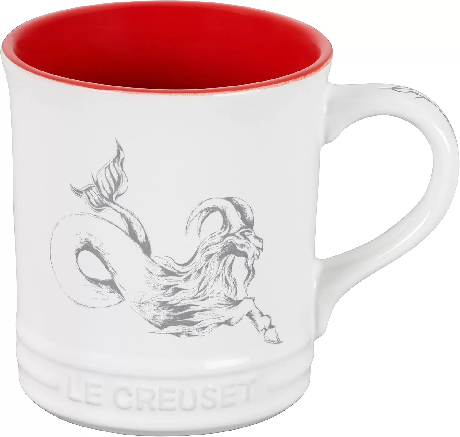 imageLe Creuset Stoneware Zodiac Coffee Mug 14 oz CancerCapricorn