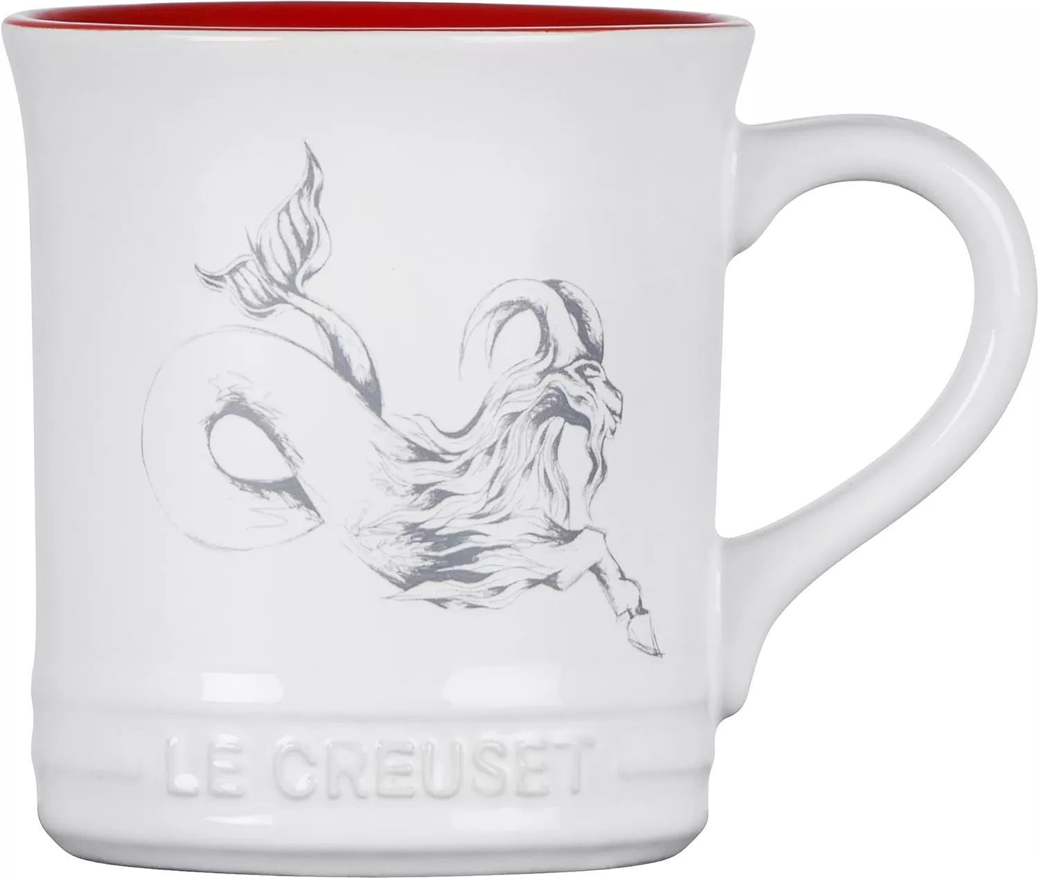 imageLe Creuset Stoneware Zodiac Coffee Mug 14 oz CancerCapricorn
