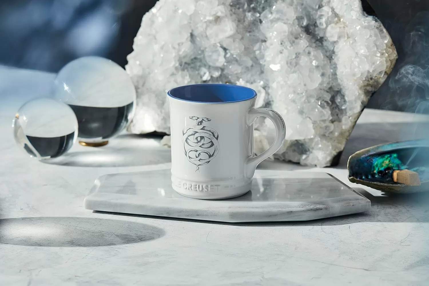imageLe Creuset Stoneware Zodiac Coffee Mug 14 oz CancerGemini