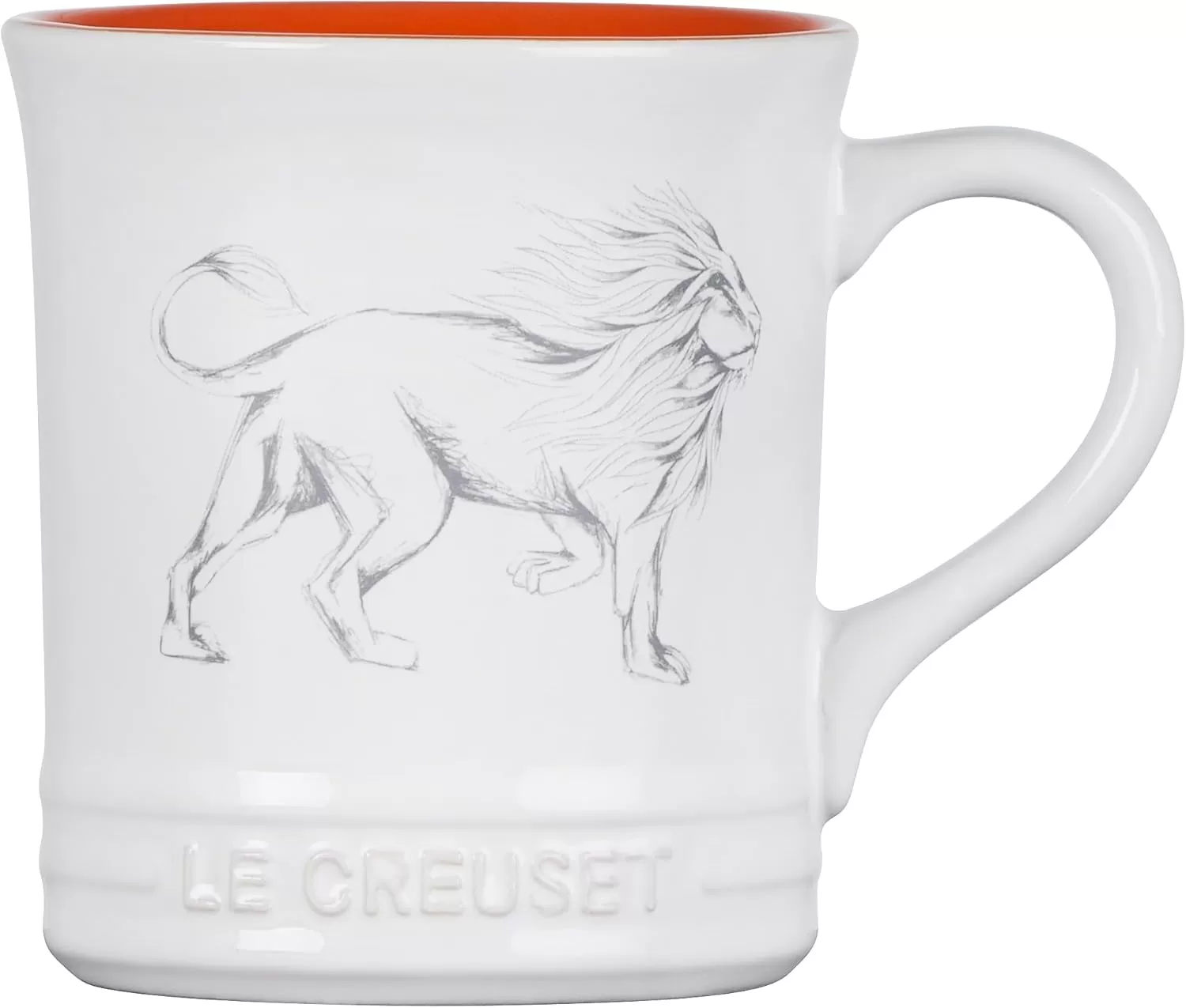 imageLe Creuset Stoneware Zodiac Coffee Mug 14 oz CancerLeo