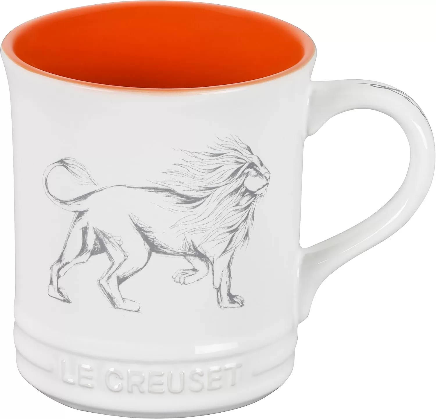 imageLe Creuset Stoneware Zodiac Coffee Mug 14 oz CancerLeo