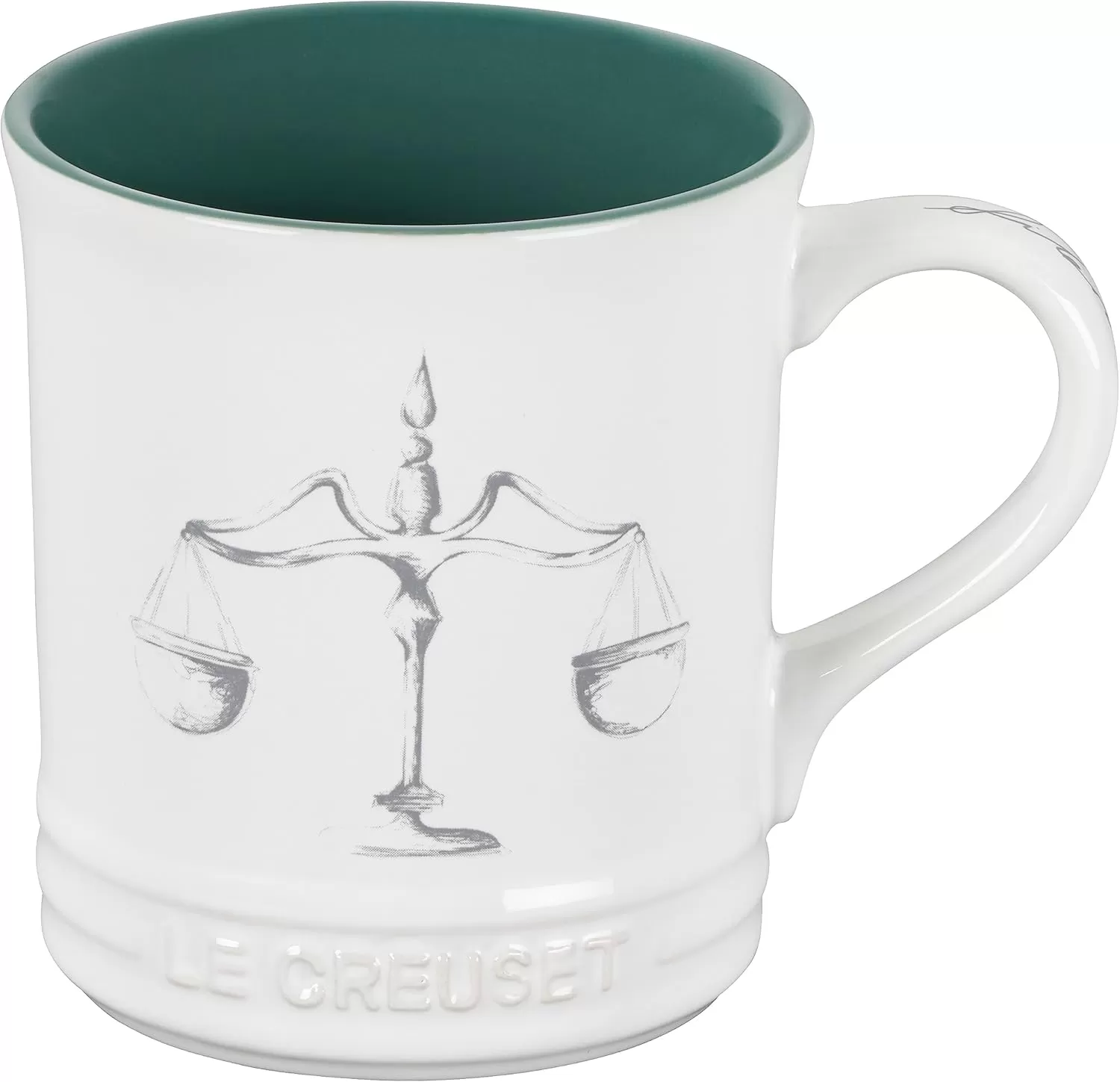 imageLe Creuset Stoneware Zodiac Coffee Mug 14 oz CancerLibra