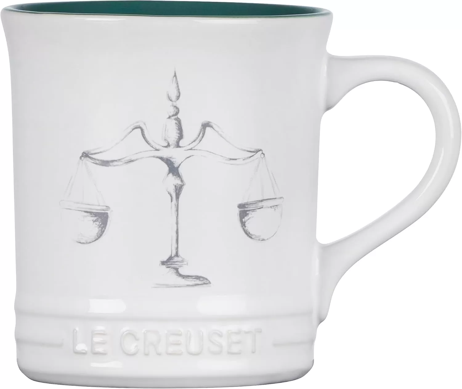 imageLe Creuset Stoneware Zodiac Coffee Mug 14 oz CancerLibra