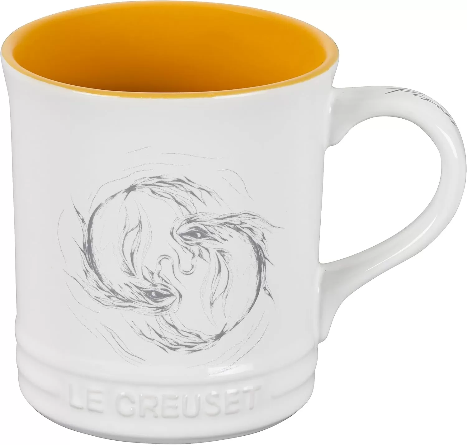 imageLe Creuset Stoneware Zodiac Coffee Mug 14 oz CancerPisces