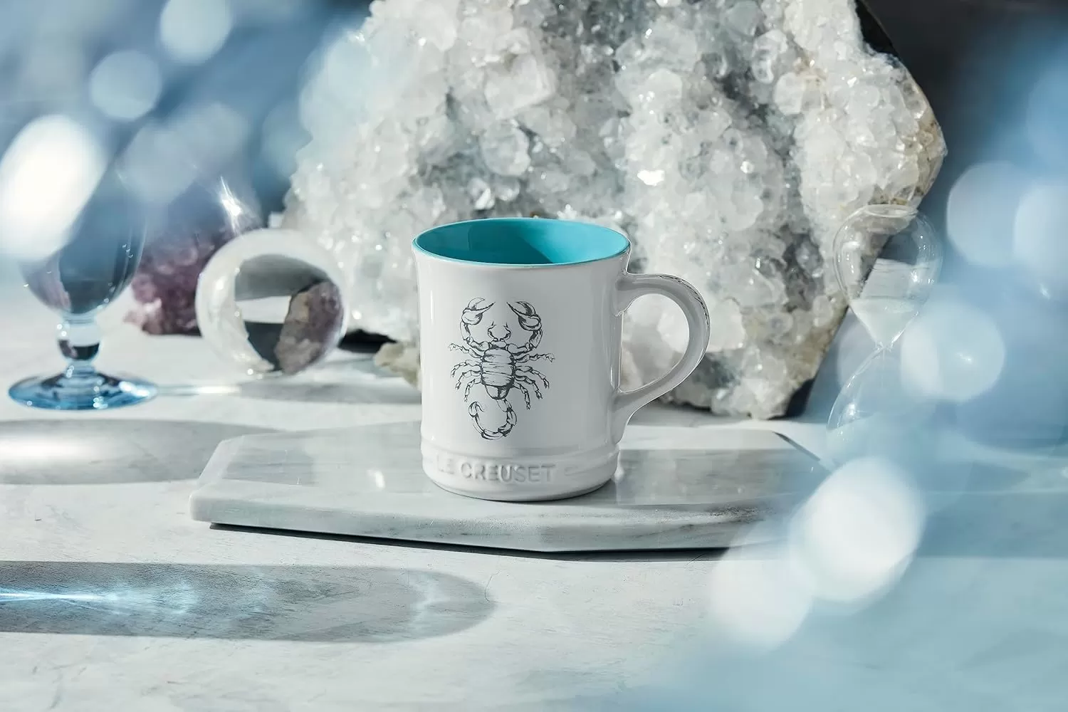 imageLe Creuset Stoneware Zodiac Coffee Mug 14 oz CancerScorpio